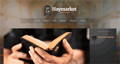 Desktop Screenshot of haymarketbaptistchurch.org