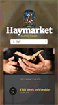 Mobile Screenshot of haymarketbaptistchurch.org